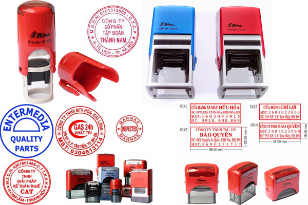 Khắc dấu tròn Công ty doanh nghiệp Nghệ An Hà Tĩnh
